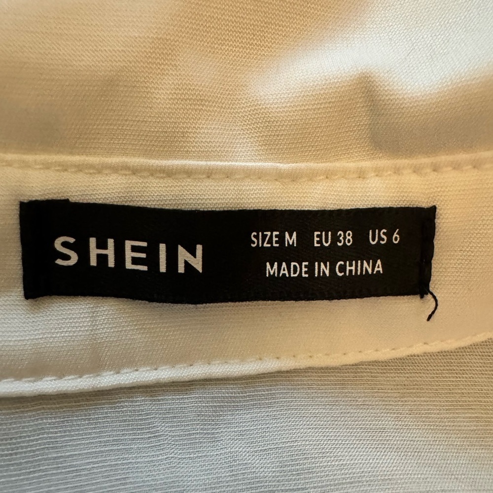 Elegant White Button Down Dress Shirt - Picture 2 of 5